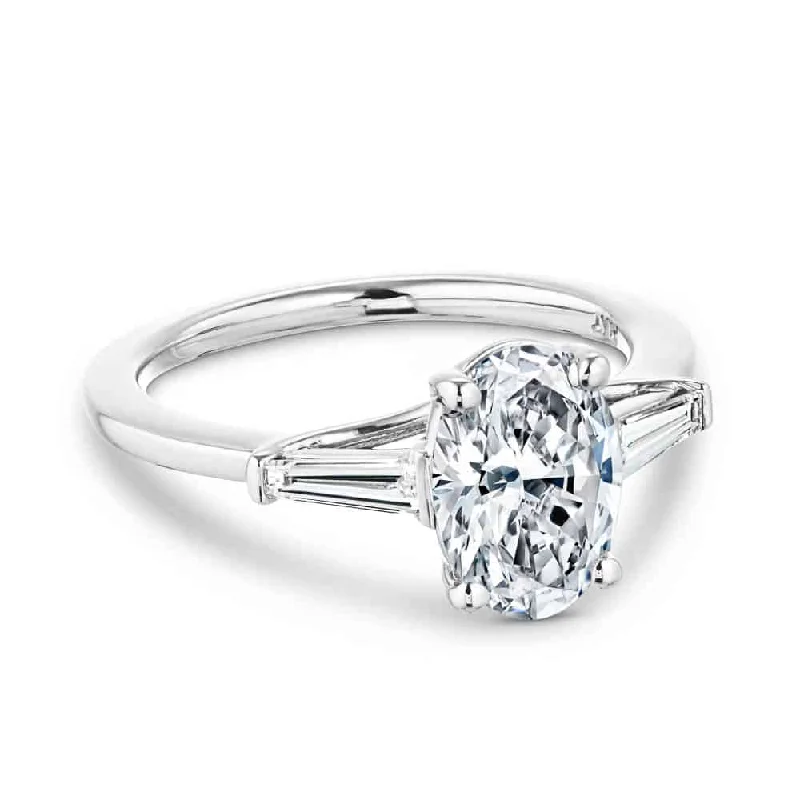 Carma Three Stone Engagement Ring