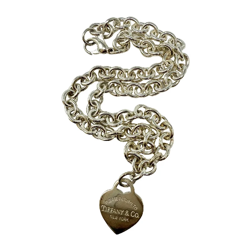 Tiffany & Co. Heart Tag Chain Link Necklace