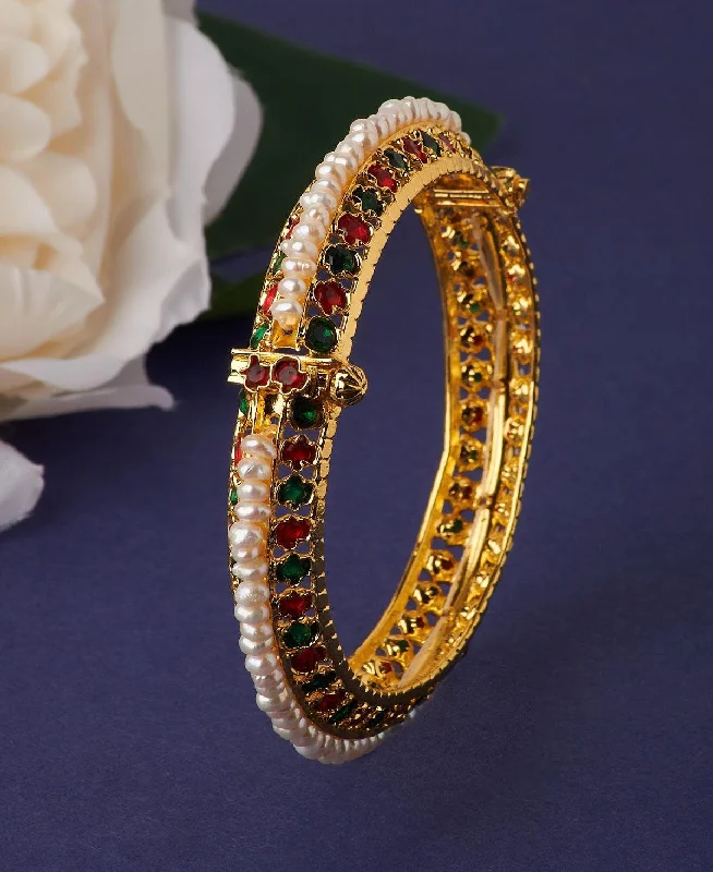 Traditional Real Pearl Bangle