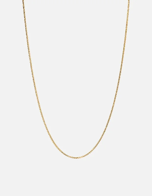 Venetian Chain Necklace, 14k Gold