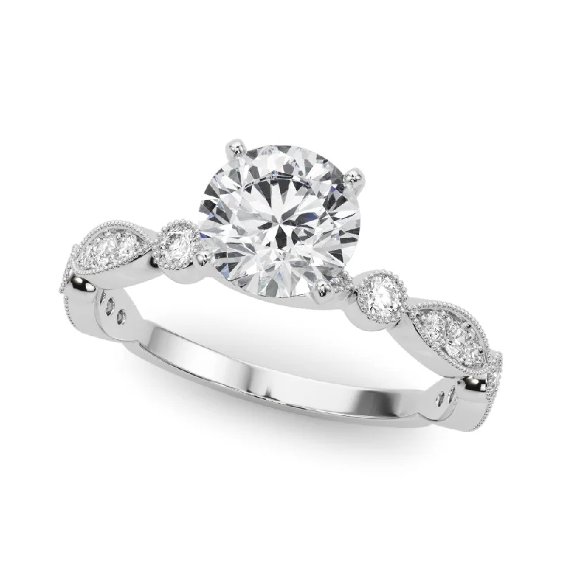 14K Stackable Engagement Ring