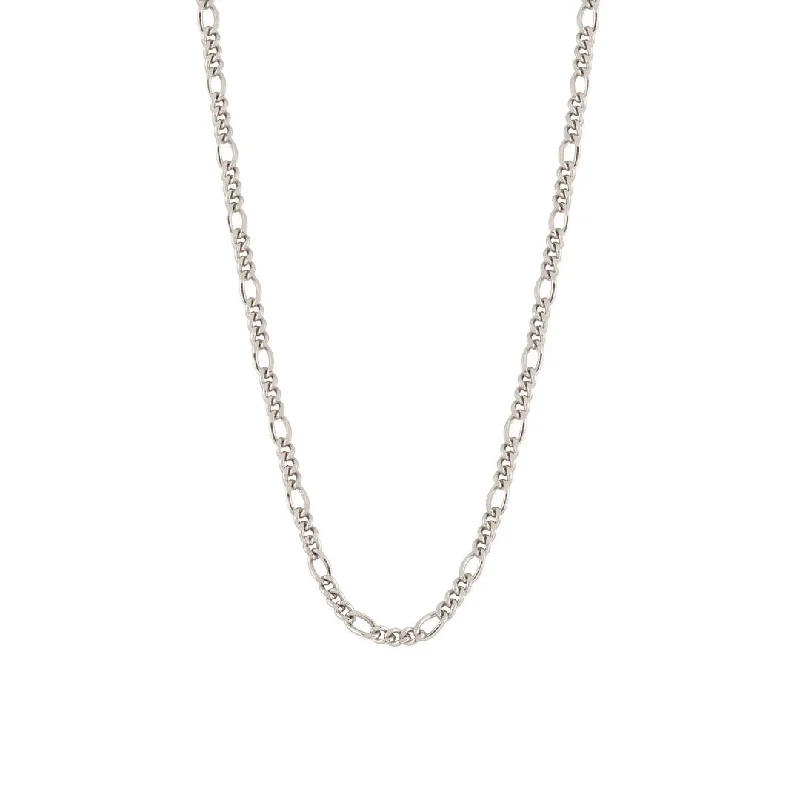 Silver Figaro Necklace