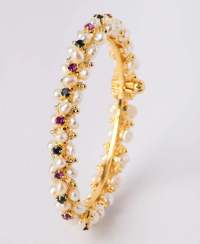 Traditional Real Pearl Bangle