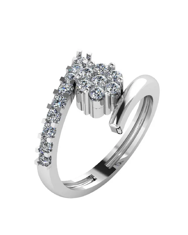 Sterling Silver Solitaire Ring