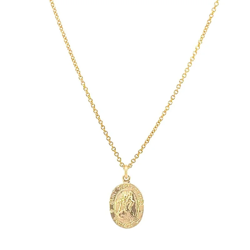 St. Christopher Mini Pendant Necklace