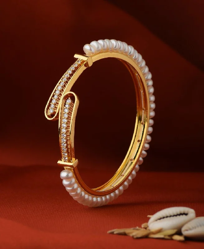 Trendy Real Pearl Bangle