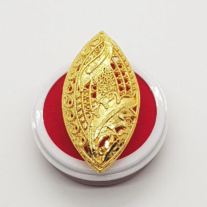 Raiyaraj Gold Plated Pack Of 3 Adjustable Designer Ring