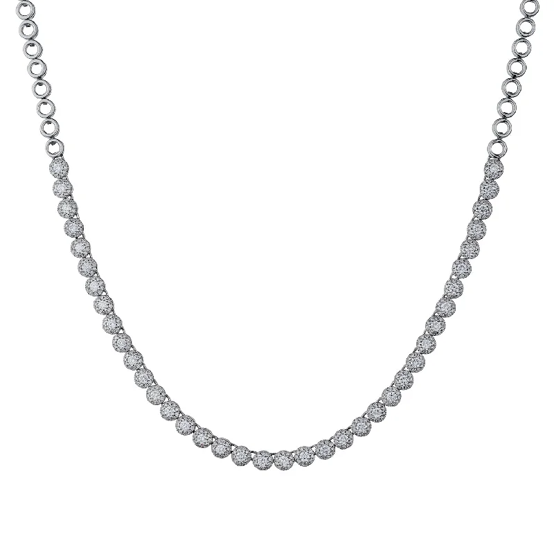 ROUND DIAMOND NECKLACE