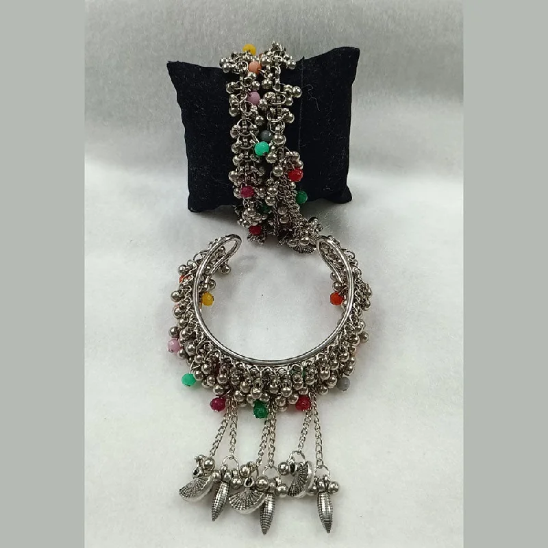 Pratima Jewellery Mart Oxidised Navratri Special Bracelet