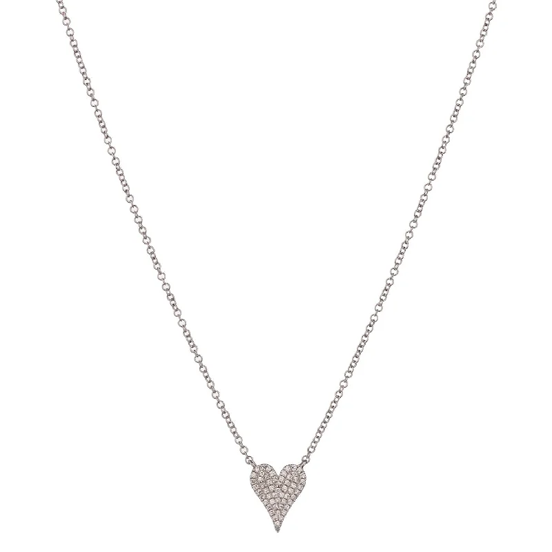 PAVÉ DIAMOND HEART NECKLACE