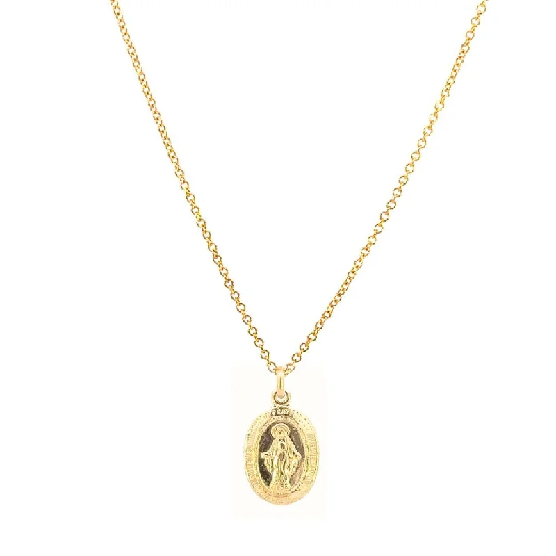 Virgin Mary Pendant Necklace